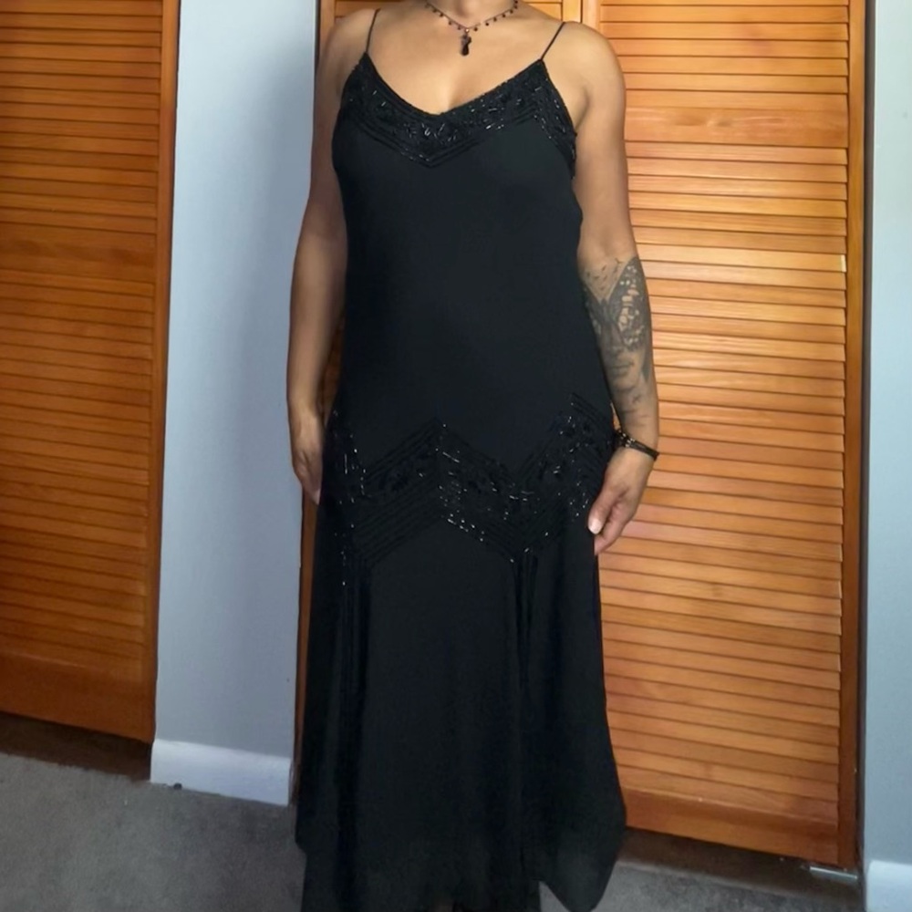 Dress Barn Black Spaghetti Strap Dress